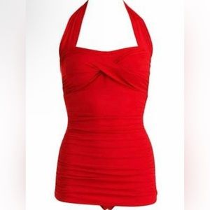Suddenly Slim by Catalina Bathingsuit. Medium (8-10).  Red. VGUC!!